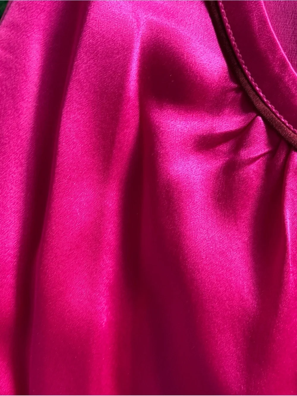Marc by Marc Jacobs Women's Sleeveless Hot Pink tank 100% Silk Size Medium - Picture 3 of 6